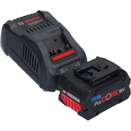 Bosch GAS 18V-12 MC Aspiratore professionale a batteria BITURBO Brushless + 1x batteria ProCore 8,0 Ah + caricatore rapido + accessori