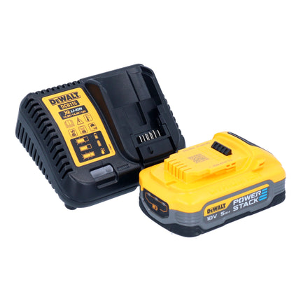 Avvitatore a impulsi a batteria DeWalt DCF 922 H1 18 V 406 Nm 1/2" senza spazzole + 1x batteria Powerstack 5,0 Ah + caricatore