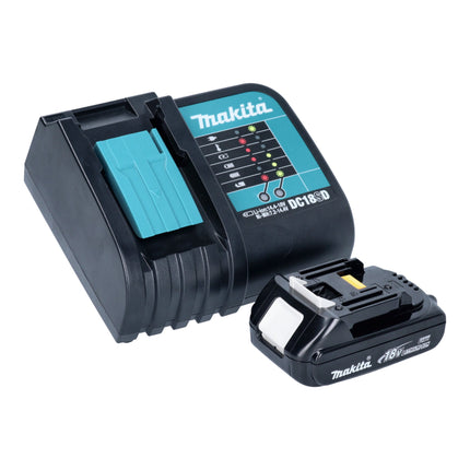 Makita DDF 083 SY1J Trapano avvitatore a batteria 18 V 40 Nm 1/4'' brushless + 1x batteria ricaricabile 1,5 Ah + caricabatterie + Makpac