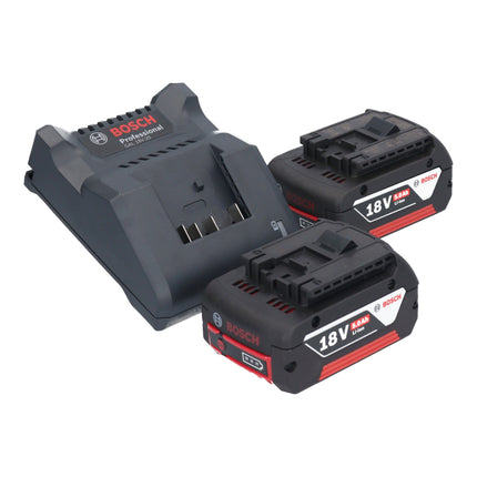 Bosch GST 18V-125 B Professional Seghetto alternativo a batteria 18 V 125 mm Brushless + 2x batteria 5,0 Ah + caricabatteria