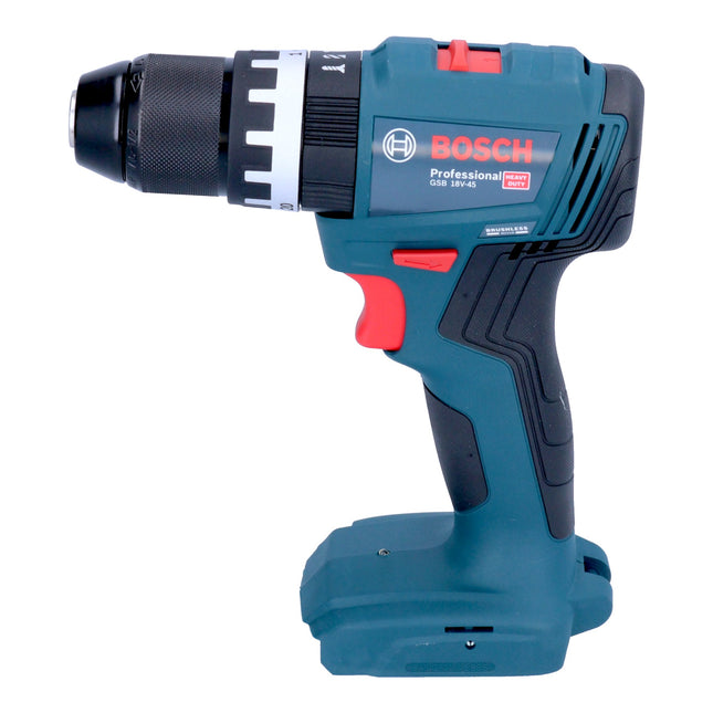 Bosch GSB 18V-45 Trapano a percussione professionale a batteria 18 V 45 Nm brushless + 2x batteria ricaricabile 5,0 Ah + caricabatterie