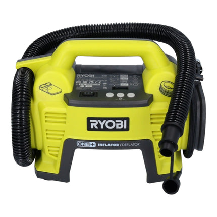 RYOBI R18I-215 Compressore a batteria 18 V 10,34 bar di pressione + 2x batteria 1,5 Ah + caricabatterie