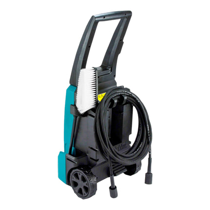Makita HW 1200 idropulitrice 1800 watt 120 bar 420 l/h + lancia a spruzzo + pulitore universale
