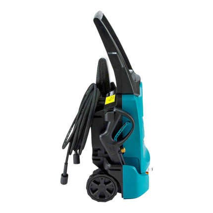 Makita HW 1200 idropulitrice 1800 watt 120 bar 420 l/h + lancia a spruzzo + pulitore universale