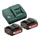 Metabo BS 14.4 trapano avvitatore a batteria 14.4 V 40 Nm ( 602206540 ) + 2x batteria ricaricabile 2.0 Ah + caricabatterie + custodia