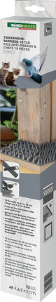 Barriera di difesa animale Windhager ( 4000818604 ) 10 pannelli lunghi 49 cm, larghi 4,5 cm