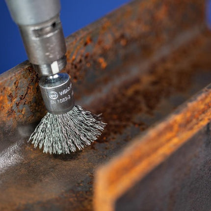 Spazzola PFERD PBU ST ( 8000432595 ) Ø 20 mm spessore del filo 0,5 mm 18000 min-¹