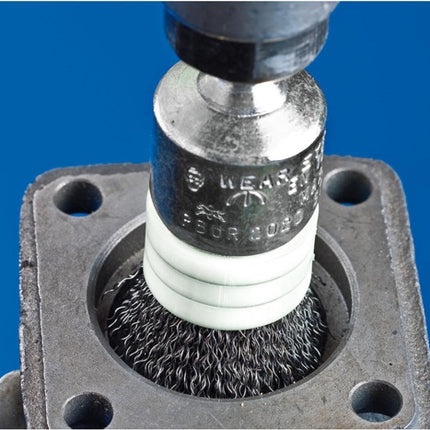 Spazzola PFERD PBUR INOX ( 8000432670 ) Ø 13 mm spessore del filo 0,2 mm 15000 min-¹