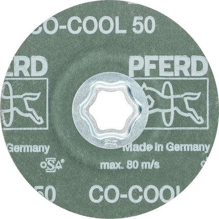 Disco in fibra PFERD COMBICLICK CO-COOL ( 4000843478 ) Ø 115 mm grana 50 grana ceramica