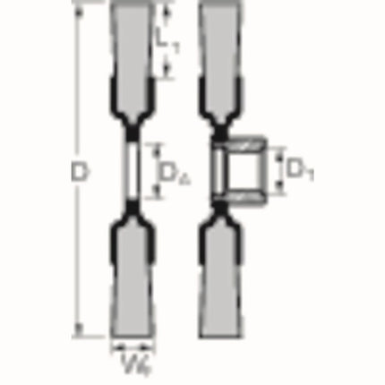 PFERD spazzola rotonda POS RBG 12512 ( 8000433126 ) Ø 125 mm spessore del filo 0,5 mm