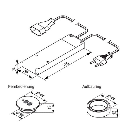 Set di interruttori radio L & S HV ( 3000550098 ) 230 V