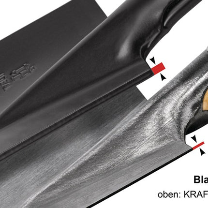 Ideal Kraftspaten ( 4000818493 ) 280 x 190 / 180 mm Größe 2 Stahlrohrstiel mit Hartholzknauf