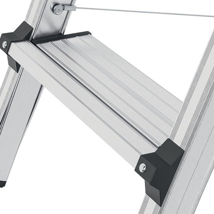 Scaletta Hailo 100 Topline ( 9000463140 ) Gradini 3-5 telescopici in alluminio anodizzato