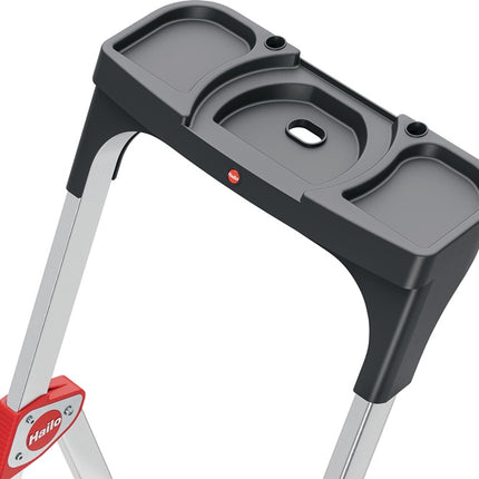 Scaletta Hailo 100 Topline ( 9000463140 ) Gradini 3-5 telescopici in alluminio anodizzato