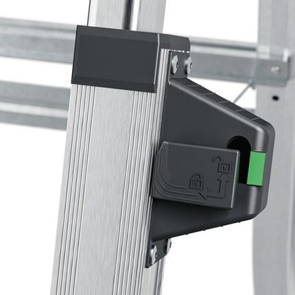 Scaletta Hailo 100 Topline ( 9000463140 ) Gradini 3-5 telescopici in alluminio anodizzato