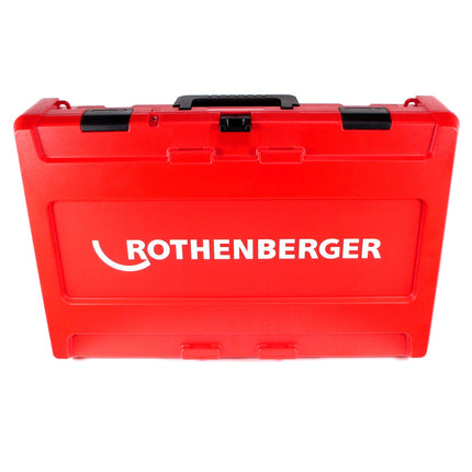 Rothenberger ROMAX 4000 Pressatrice elettroidraulica in valigetta + 2x Batterie 4,0 Ah + Caricabatterie