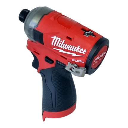 Avvitatore a impulsi a batteria Milwaukee M12 FQID-202 12 V 50 Nm 1/4" brushless + 2x batteria ricaricabile 2,0 Ah + caricatore