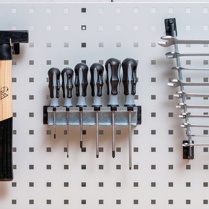 Bedrunka & Hirth portautensili SimplaClip ( 9000426500 ) B2xH6mm gancio 45° piastre forate