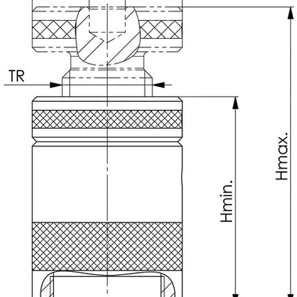 AMF Schraubbock Nr. 6400 ( 4000833115 ) Größe 100 Höhe 70 - 100 mm