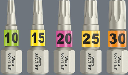 Wera Bit 867 TORX(R) HF ( 8002899420 ) 1/4 ″ TX 20 Lunghezza 50 mm