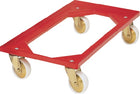 Carrello portacasse ( 9000444231 ) Portata 250 kg Pneumatici in polimero Plastica ABS rosso