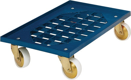 Carrello portacasse ( 9000444232 ) Portata 250 kg Pneumatici in polimero Plastica ABS blu