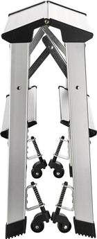 Gradini pieghevoli ( 9000460135 ) Gradini con piattaforma 2 mobili in alluminio