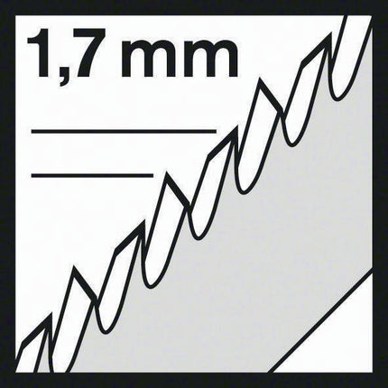Bosch Stichsägeblatt T 101 AIF ( 4000837568 ) Gesamtlänge 100 mm BIM