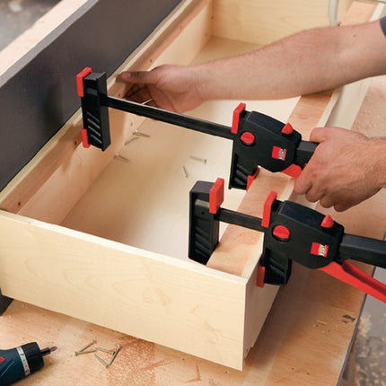 Bessey DuoKlamp morsetto a una mano ( 4000831540 ) Larghezza di serraggio 450 mm Larghezza di allargamento 75 - 535 mm