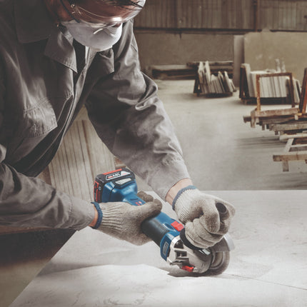 Bosch GWS 18V-10 Professional Akku Winkelschleifer 18 V 125 mm Brushless + 1x Akku 4,0 Ah - ohne Ladegerät