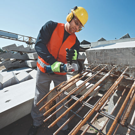 Bosch GWS 18V-10 Professional Akku Winkelschleifer 18 V 125 mm Brushless + 1x Akku 4,0 Ah + Ladegerät