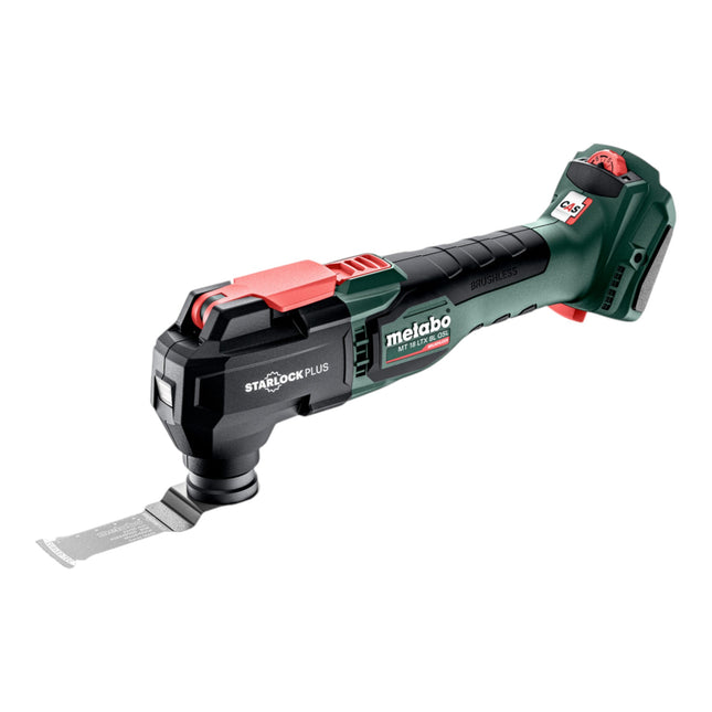 Metabo MT 18 LTX BL QSL multiutensile a batteria 18 V Brushless Starlock Plus ( 613088800 ) + 2x batteria 4,0 Ah + caricabatterie + 12 pz. accessori + metaBOX