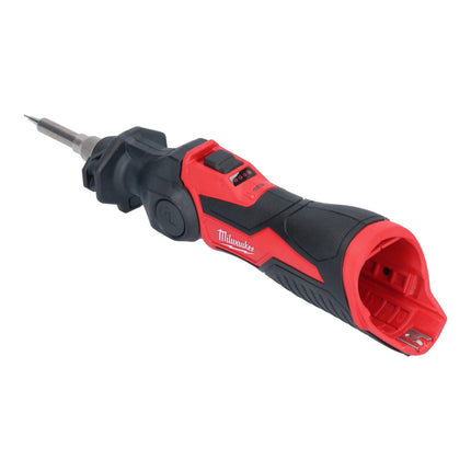 Milwaukee M12 SI-0 Saldatore compatto a batteria 12 V 400 °C ( 4933459761 ) testa bloccabile - senza batterie, senza caricabatterie