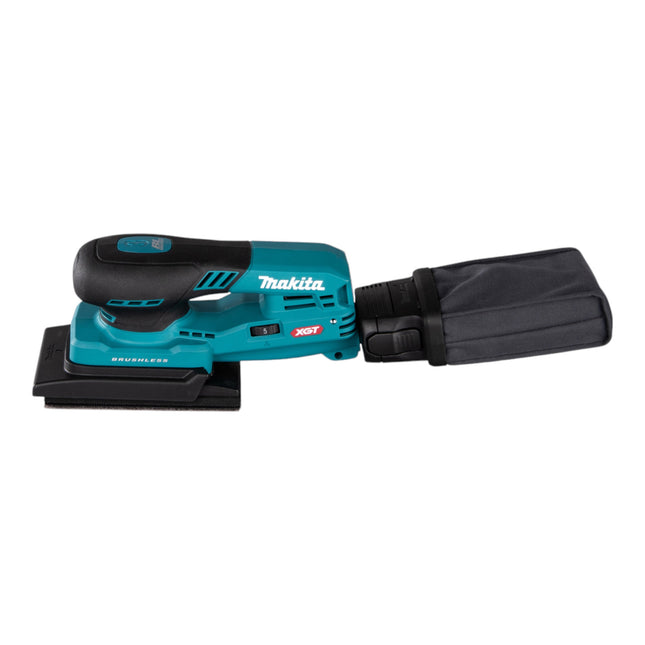 Makita BO 005 CGZ Levigatrice orbitale a batteria 40 V max. 80 x 130 mm 3,0 mm di corsa Brushless Solo - senza batteria, senza caricabatteria