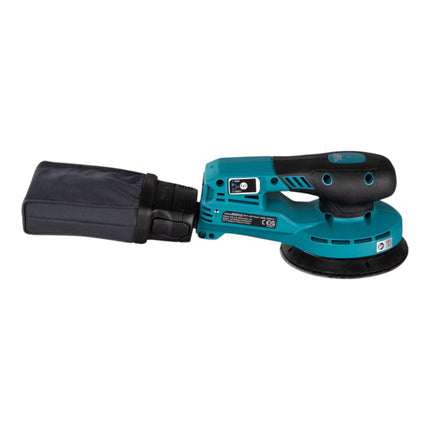 Makita BO 001 CGT201 Akku Exzenterschleifer 40 V max. 125 mm 5,0 mm Hub Brushless + 2x Akku 5,0 Ah + Ladegerät