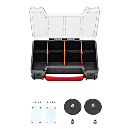 Qbrick System Custom Magnetic Set adattatore magnetico per la custodia ONE 2.0 / PRO 2.0 / PRIME per il fissaggio magnetico degli utensili