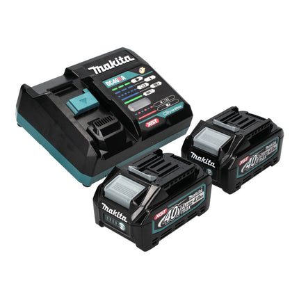 Makita BO 003 CGM201 Levigatrice rotorbitale a batteria 40 V max. 125 mm 3,0 mm di corsa Brushless + 2x batteria 4,0 Ah + caricabatterie + Makpac