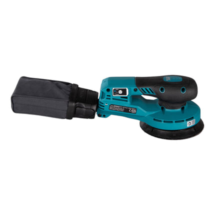 Makita BO 003 CGT101 Levigatrice rotorbitale a batteria 40 V max. 125 mm 3,0 mm di corsa Brushless + 1x batteria 5,0 Ah + caricabatterie + Makpac