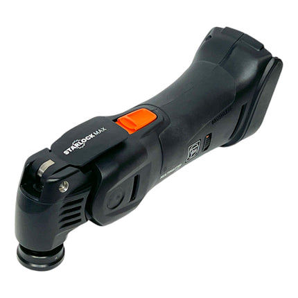 Fein Multimaster AMM 700 MAX AS utensile multifunzione a batteria 18 V Starlock Max Black Edition + 2x batteria ricaricabile 4,0 Ah + caricatore + L-Boxx