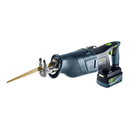 Sega alternativa a batteria Festool RSC 18 EB-Basic-5,0 18 V senza spazzole ( 578409 ) + 1x batteria 5,0 Ah + Systainer - senza caricabatterie