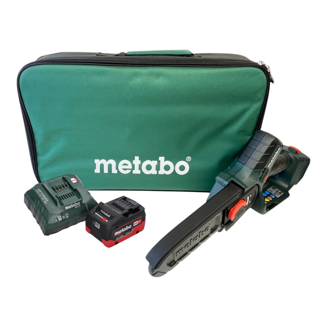Metabo MS 18 LTX 15 Akku Gehoelzsaege 18 V 15 cm 5 m s 1x LiHD Akku 5 5 Ah Ladegeraet Tasche 0 - toolbrothers