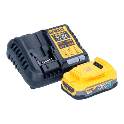 Martello combinato a batteria DeWalt DCH 253 E1 18 V 2,1 J SDS plus + 1x batteria Powerstack 1,7 Ah + caricatore