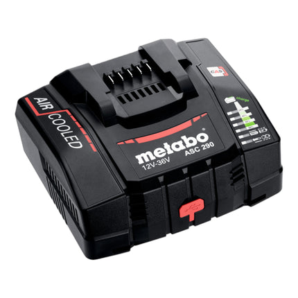Metabo Basis Set 3x LiHDX Akkupack 18 V 8,0 Ah Akku ( 3x 624975000 ) + ASC 290 Ladegerät ( 627370000 )