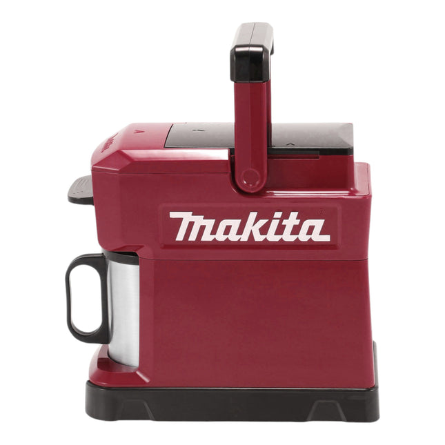 Makita DCM 501 STAR caffettiera a batteria 12 V max / 18 V rosso + 1x batteria ricaricabile 5,0 Ah + caricabatterie