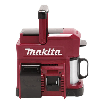 Makita DCM 501 ST2AR Akku Kaffeemaschine 12 V max. / 18 V Rot + 2x Akku 5,0 Ah + Ladegerät