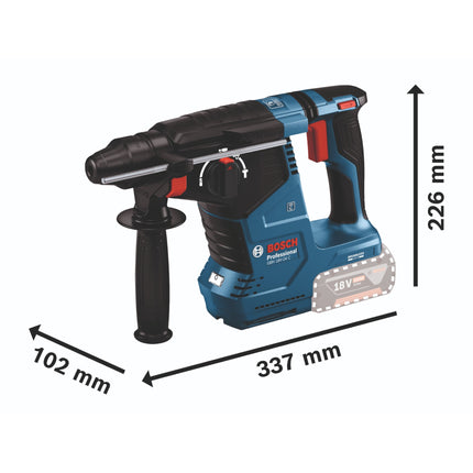 Bosch GBH 18V 24 C Professional Akku Bohrhammer 18 V 2 4 J Brushless SDS plus 0611923000 Solo ohne Akku ohne Ladegeraet 2 - toolbrothers