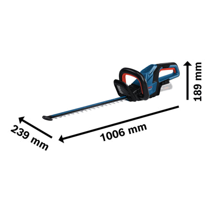 Bosch GHE 18V-50 Tagliasiepi professionale a batteria 18 V 50 cm Brushless Solo ( 06008C9500 ) - senza batteria, senza caricabatterie