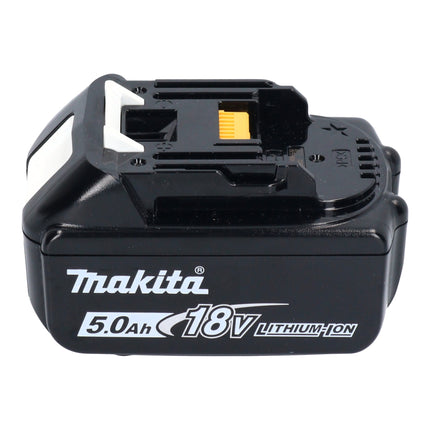 Smerigliatrice angolare a batteria Makita DGA 520 T1X1 18 V 125 mm X-LOCK Brushless + 1x batteria ricaricabile 5,0 Ah - senza caricabatterie