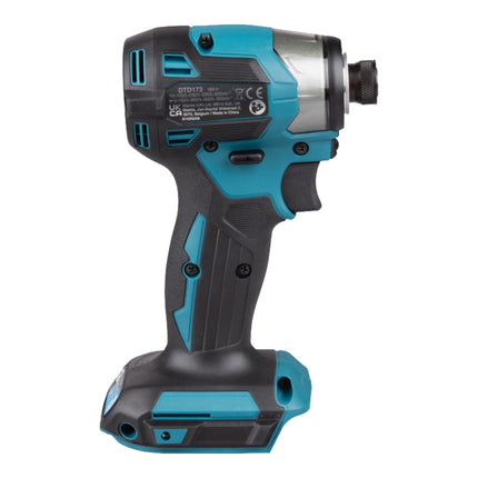 Makita DTD 173 SM Akku Schlagschrauber 18 V 180 Nm 1 4 Brushless 2x Akku 4 0 Ah Ladegeraet 4 - toolbrothers