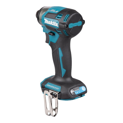 Makita DTD 173 RMJ Akku Schlagschrauber 18 V 180 Nm 1 4 Brushless 2x Akku 4 0 Ah Ladegeraet Makpac 4 - toolbrothers